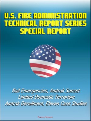 cover image of U.S. Fire Administration Technical Report Series Special Report